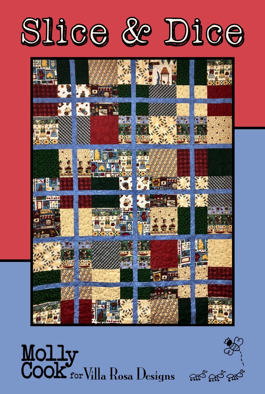 Slice & Dice - Villa Rosa - 59 x 78 - FQ Friendly