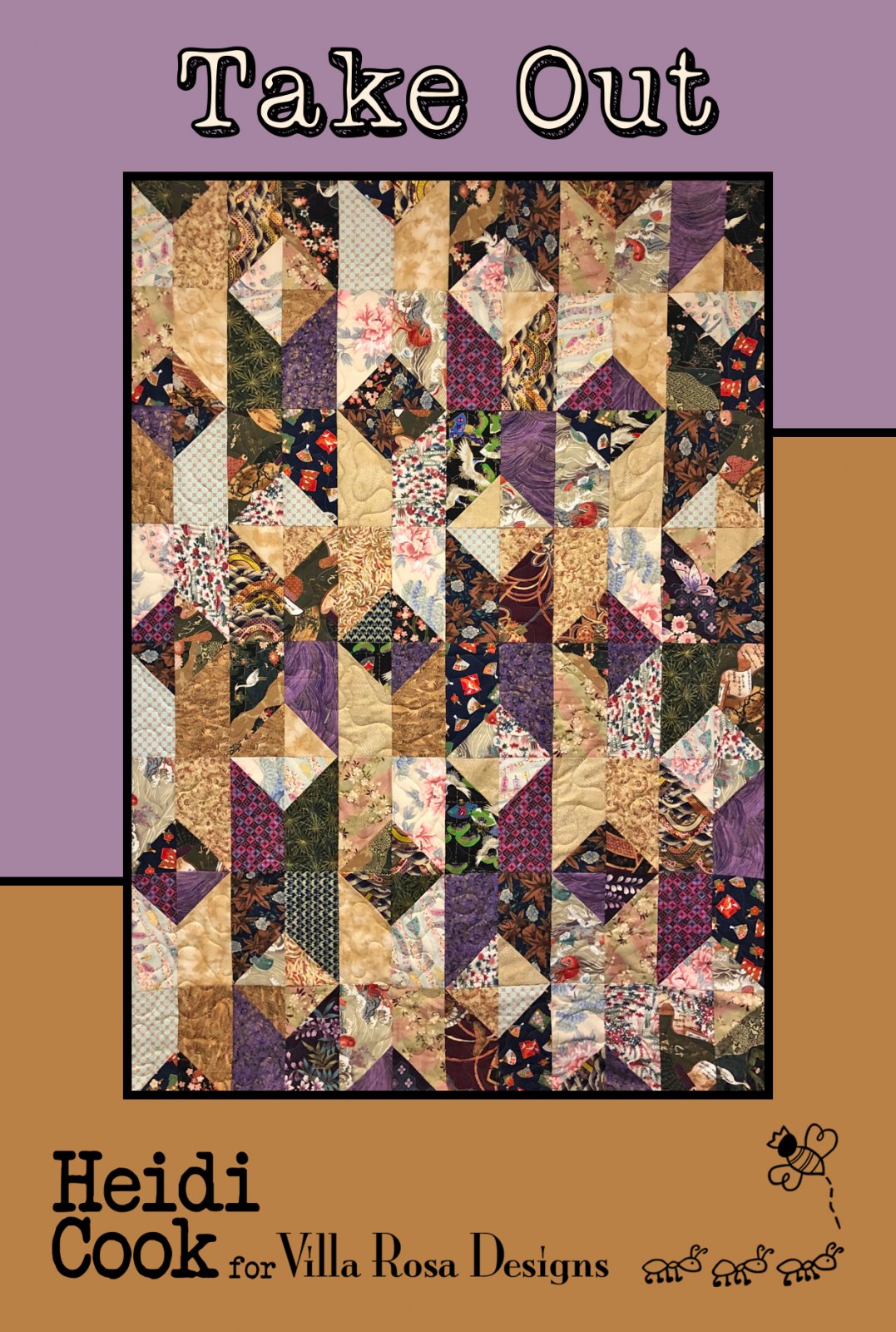 TAKE OUT - Villa Rosa - 51"x72" - 10" Squares