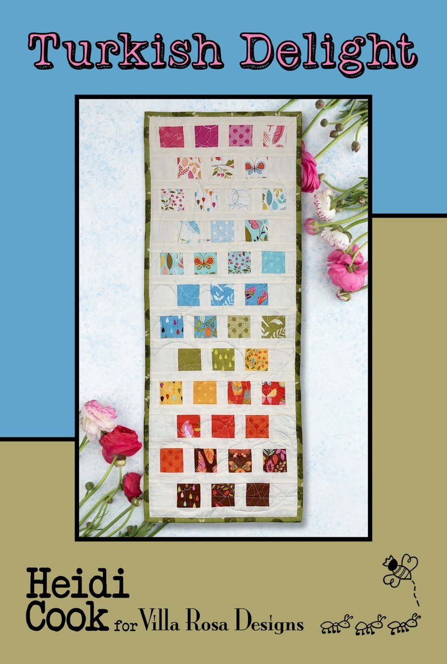 Turkish Delight Table Runner Pattern by Villa Rosa Designs