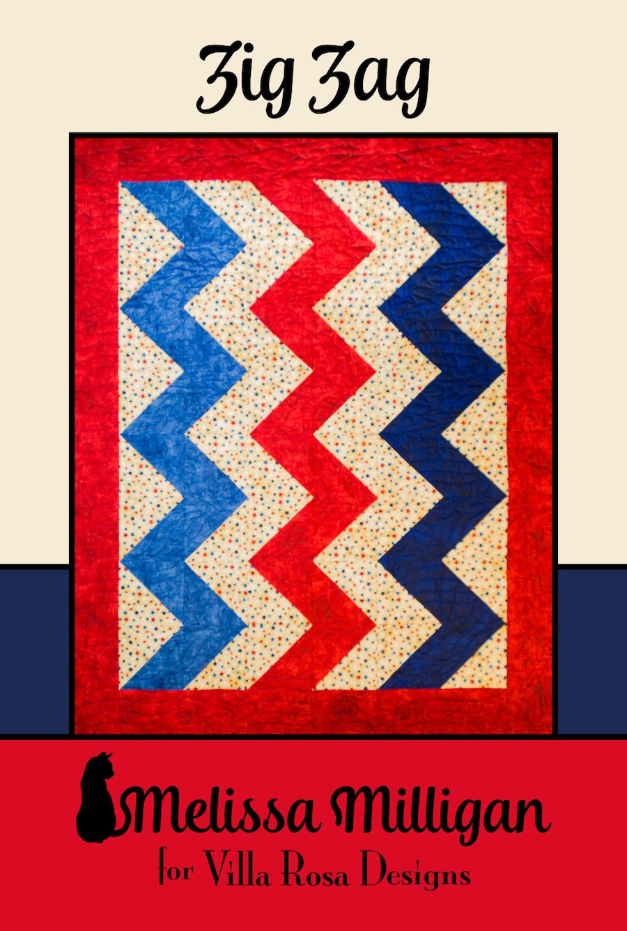 Zig Zag Quilt Pattern by Villa Rosa Designs
